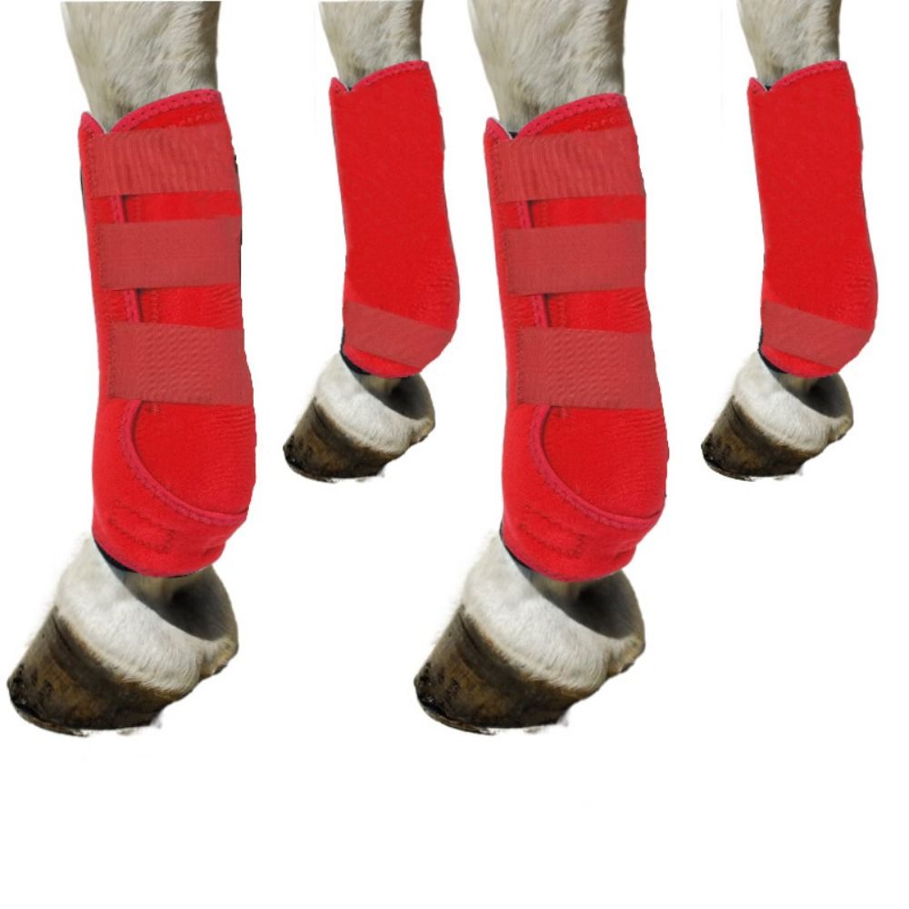 Brushing Boot Horse - 4pcs/set Colorful Horse Sport Boots Set