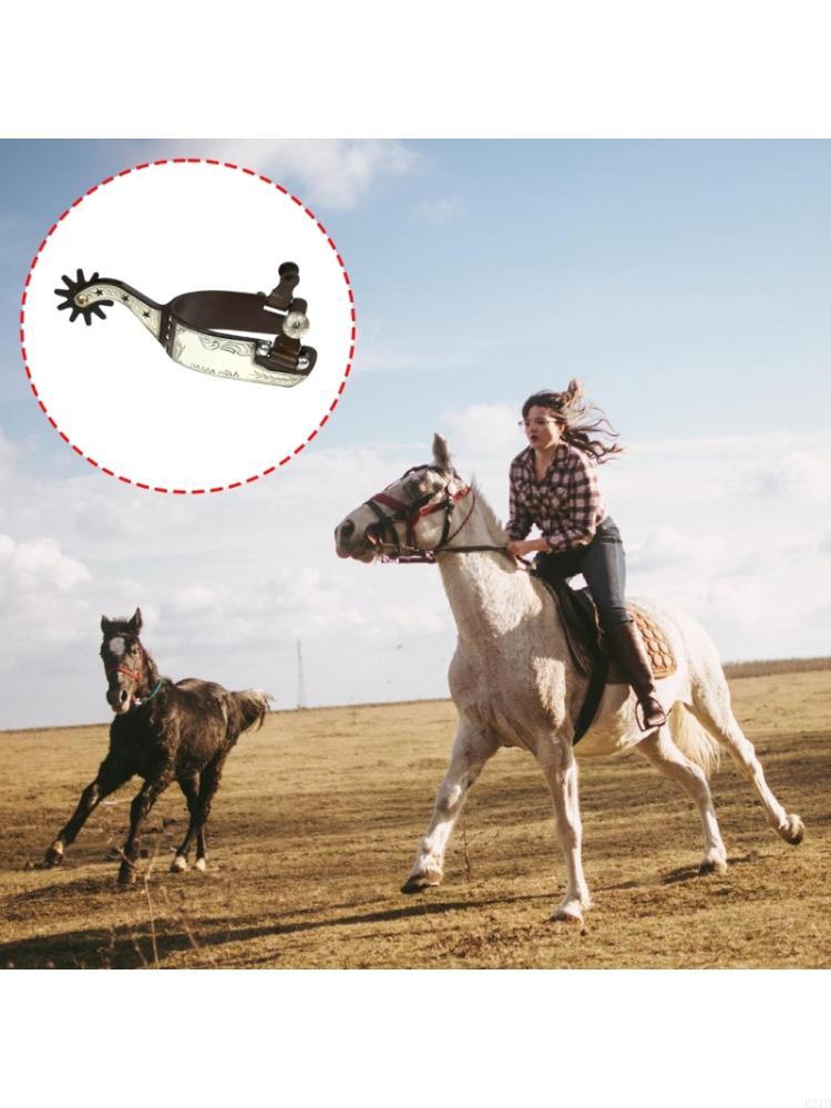 Brushing Boot Horse - Low Carbon Steel Horse Spur Western