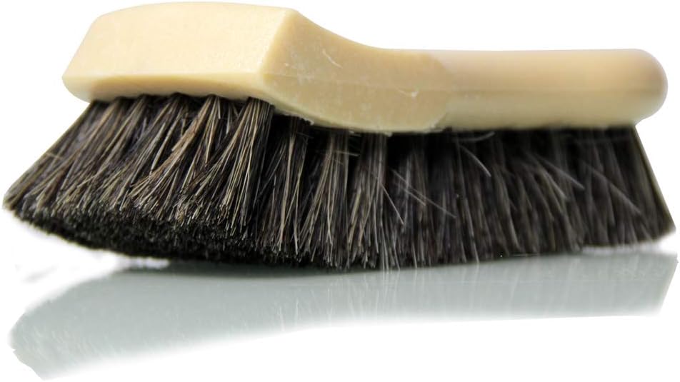 Brushing Boot Horse - Horse Hair Leather Cleaning Brush for