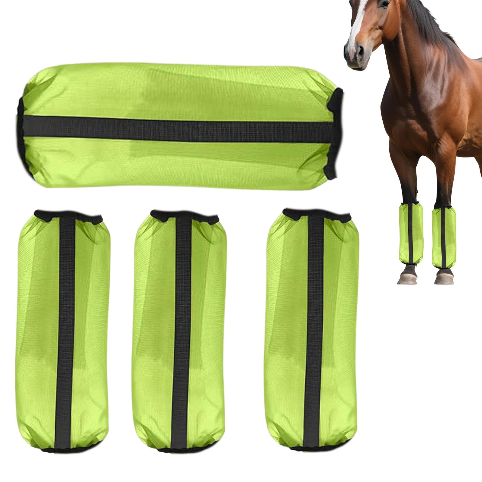 Brushing Boot Horse - Horse Fly Boots 4 Pieces Mesh