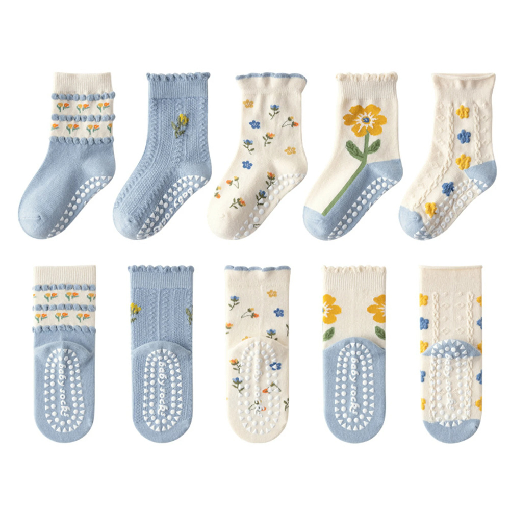 Trampoline Park Sock - 5 Pairs Cute Rabbit Baby Girl