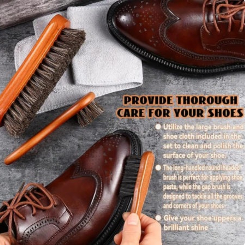 1 Long Handled Horsehair Shoe  - đánh giá và giá Brushing Boot Horse
