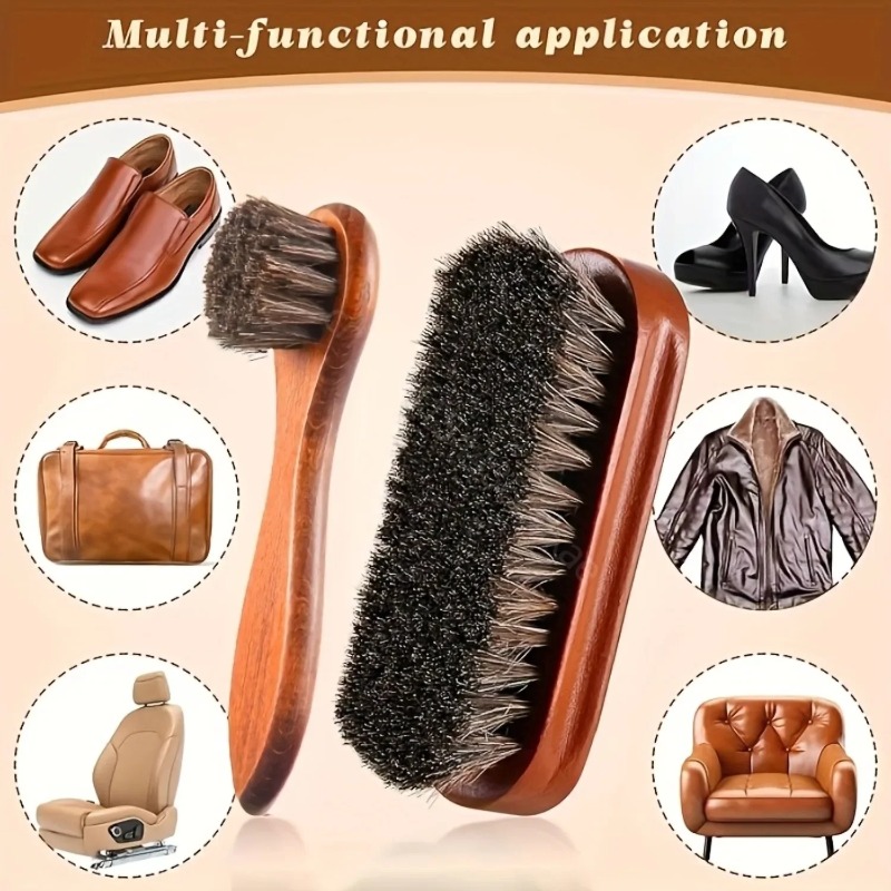 1 Long Handled Horsehair Shoe  - đánh giá và giá Brushing Boot Horse