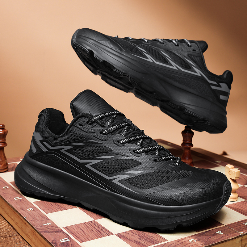 Wide Toe Men Running Sneakers  - đánh giá và giá Outdoor Sport With Sticks