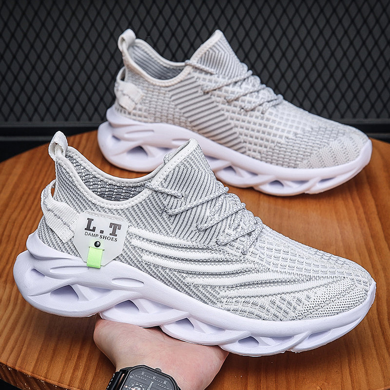 Porous Mesh Upper Men Sneakers - đánh giá và giá Outdoor Sport With Sticks