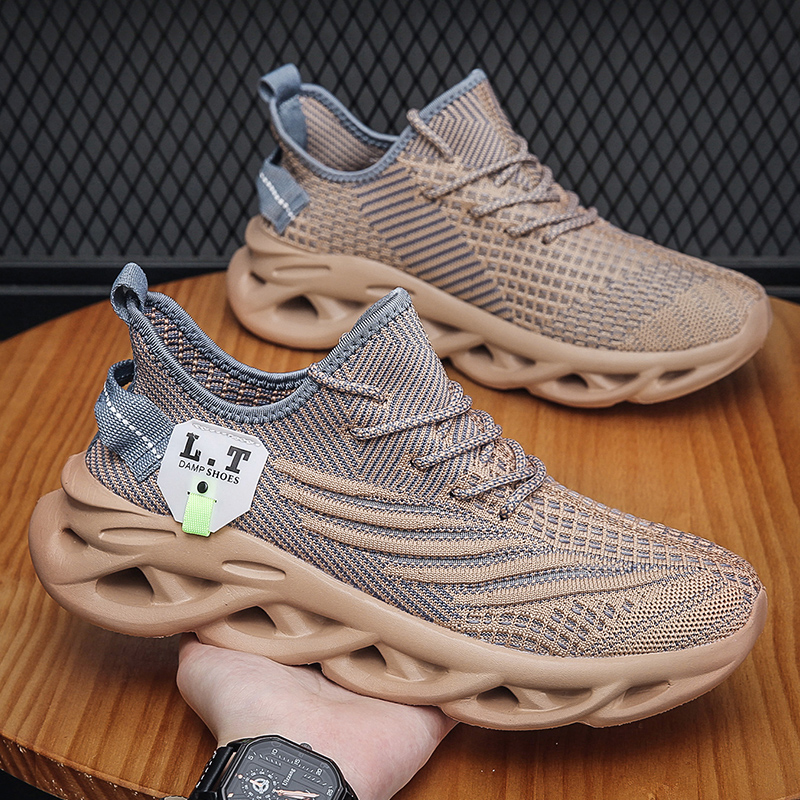 Porous Mesh Upper Men Sneakers - đánh giá và giá Outdoor Sport With Sticks