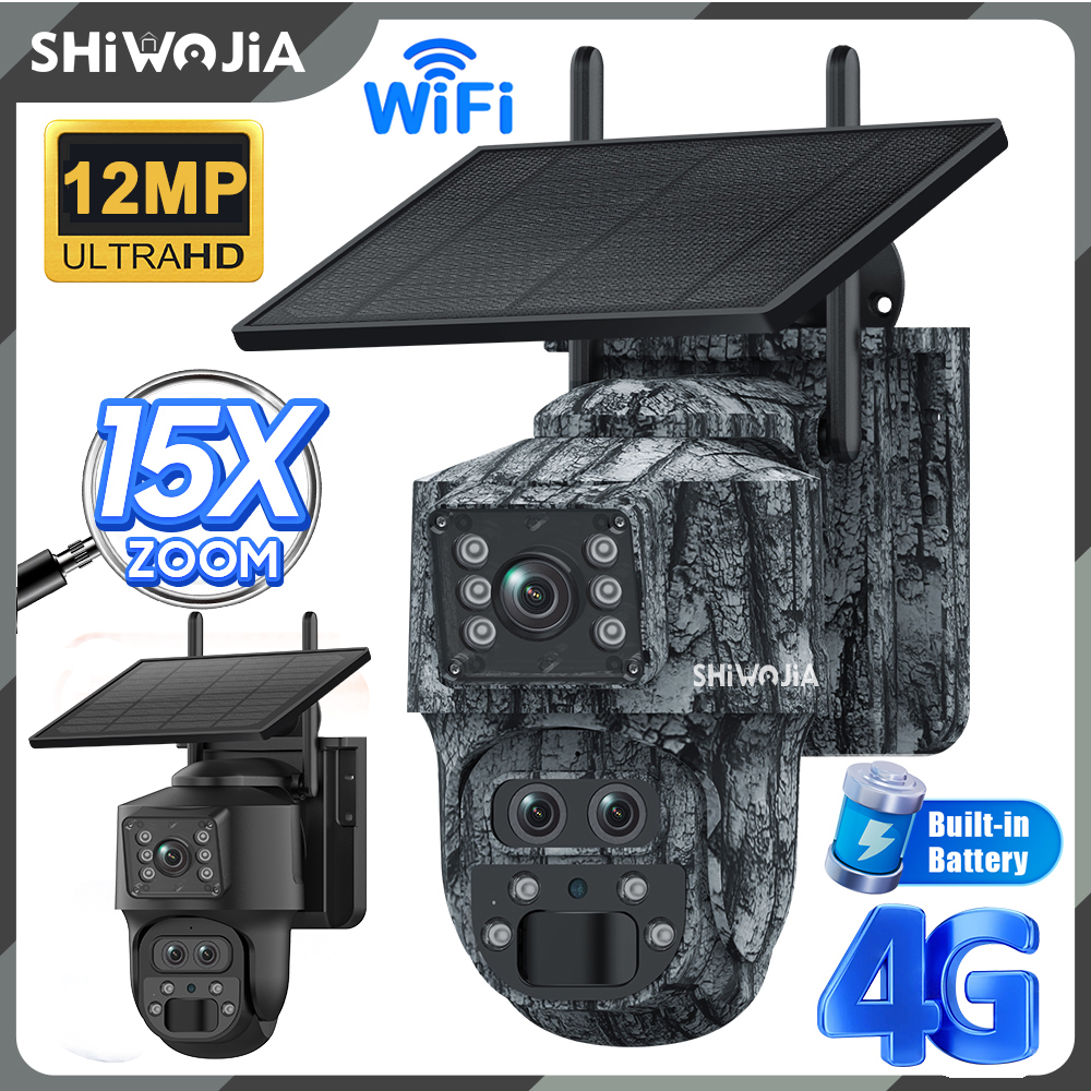 SHIWOJIA 12MP 15X Zoom 4G Sim  - đánh giá và giá Outdoor Sport Camera