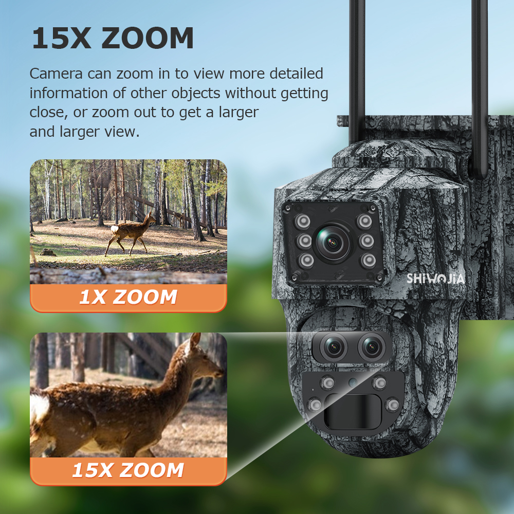SHIWOJIA 12MP 15X Zoom 4G Sim  - đánh giá và giá Outdoor Sport Camera