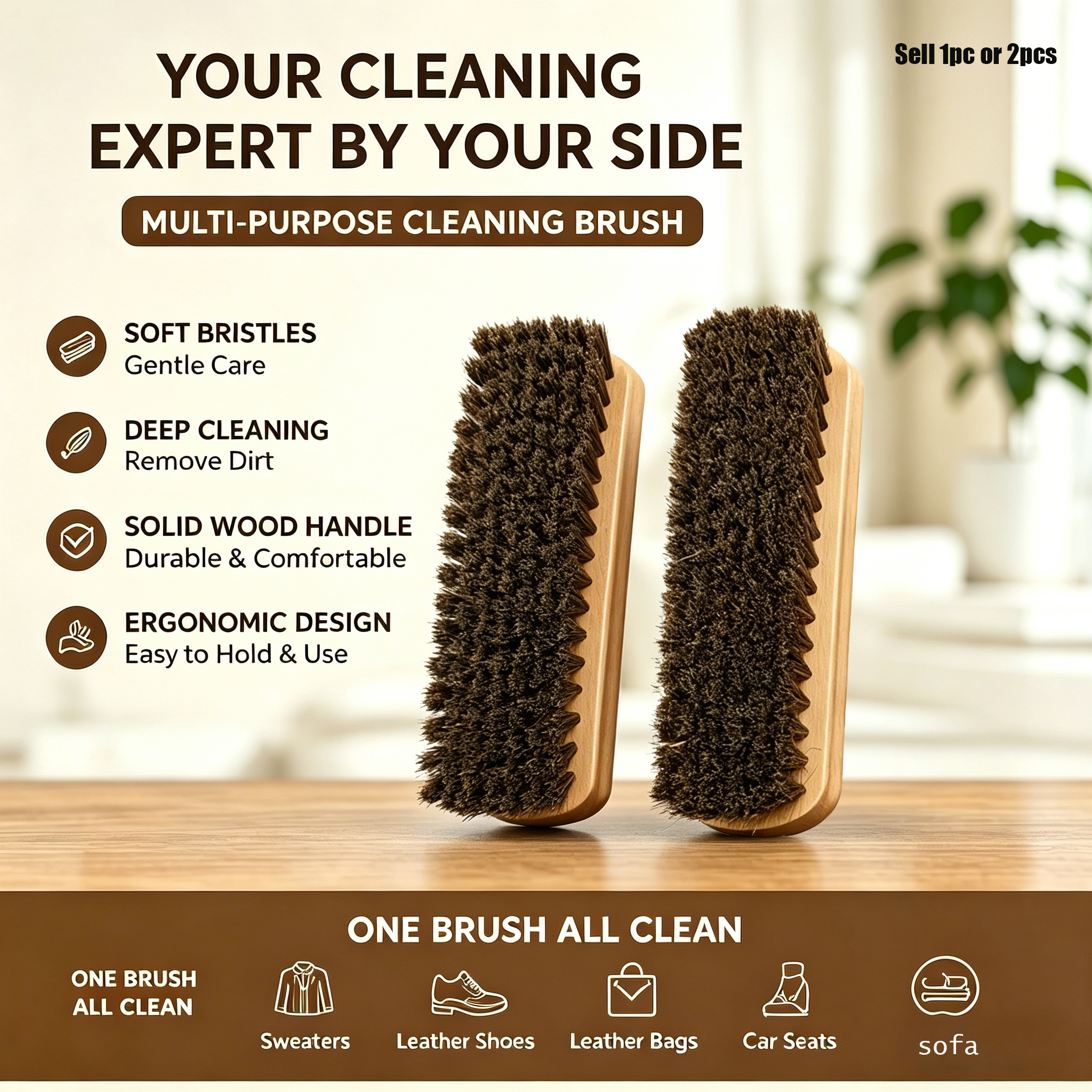 Horsehair Shine Shoes Brush Ki - đánh giá và giá Brushing Boot Horse