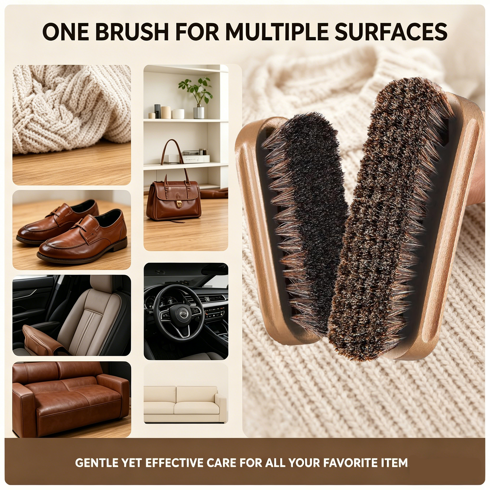 Horsehair Shine Shoes Brush Ki - đánh giá và giá Brushing Boot Horse