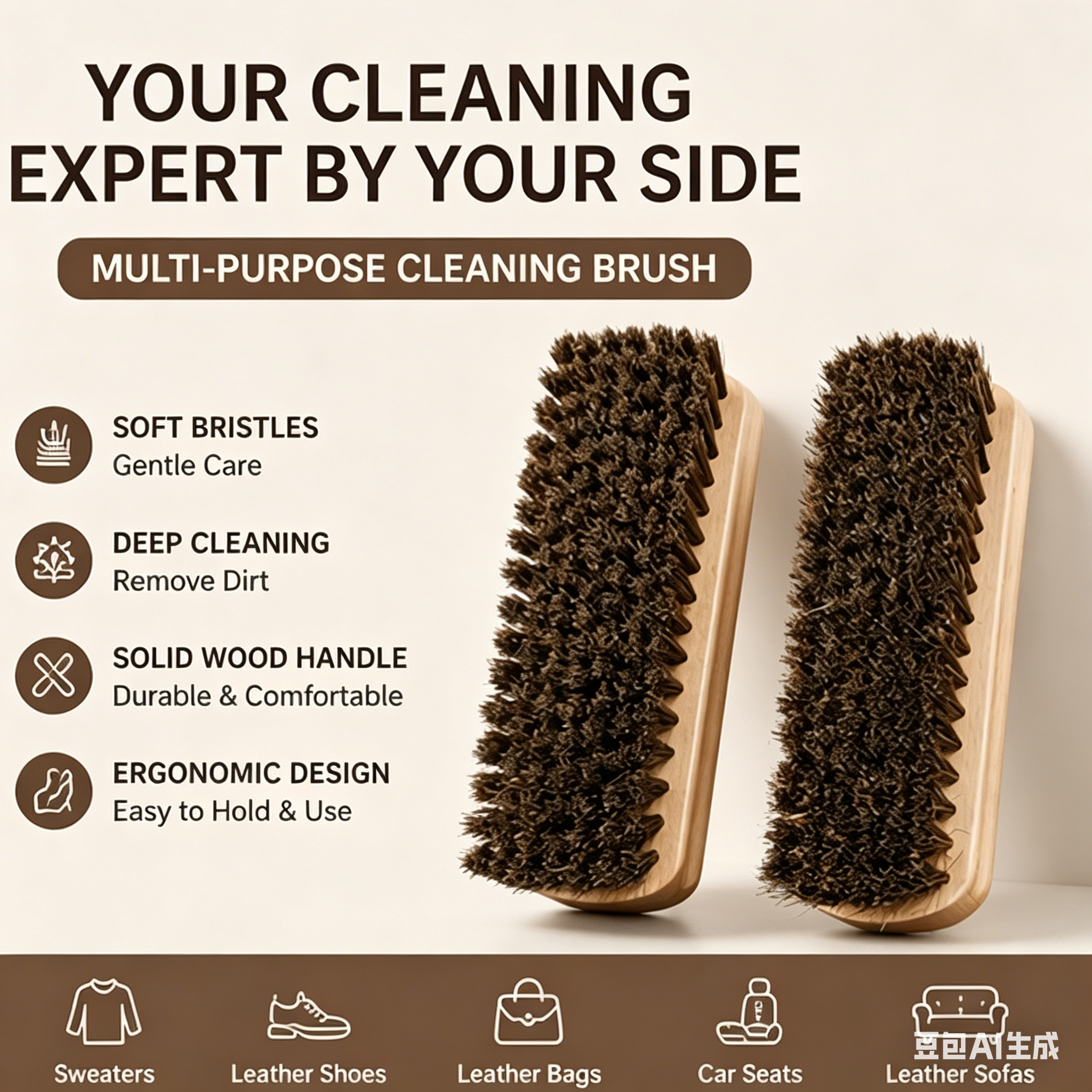 Horsehair Shine Shoes Brush Ki - đánh giá và giá Brushing Boot Horse