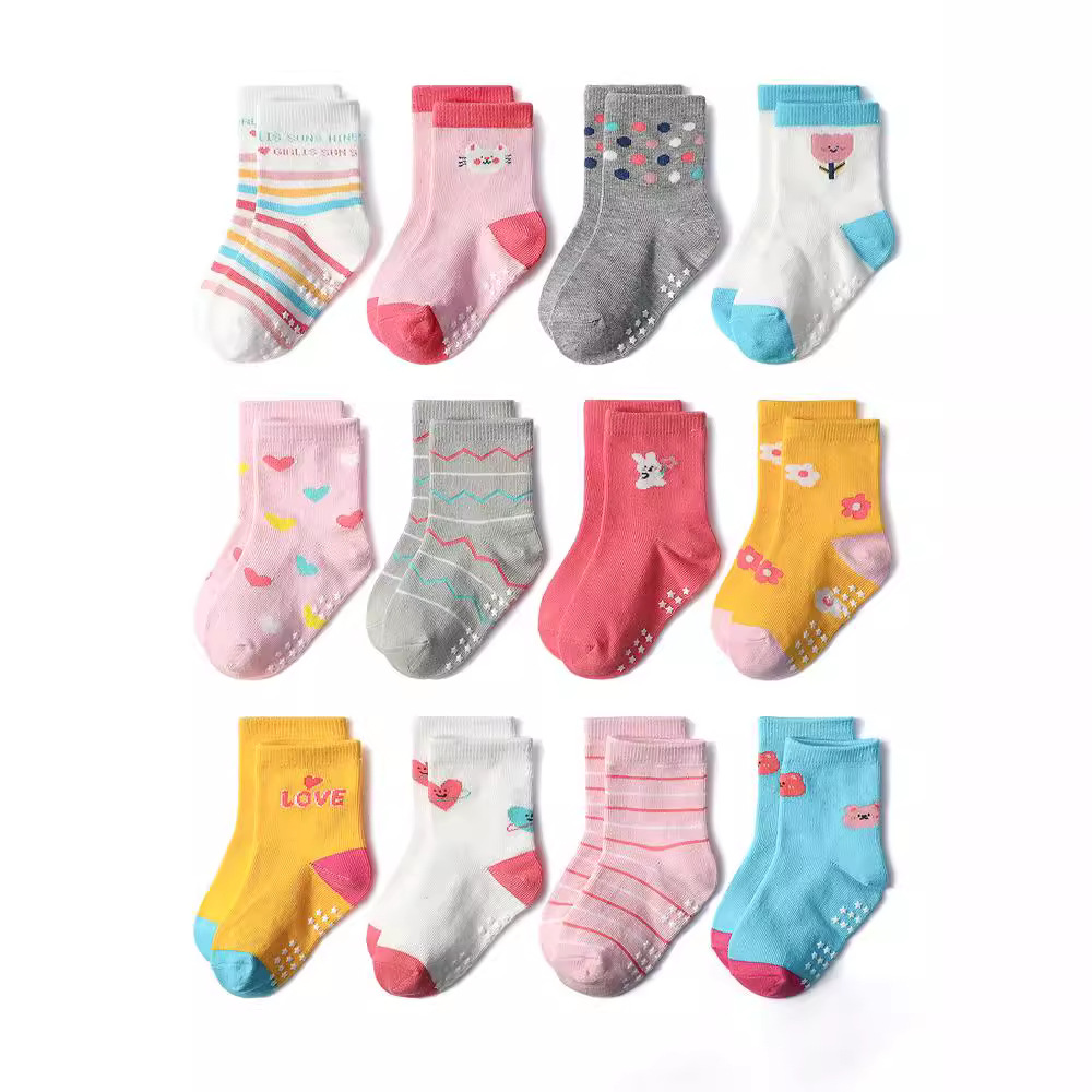 1/3/6/9/12 Pairs Kids Socks Se - đánh giá và giá Trampoline Park Sock