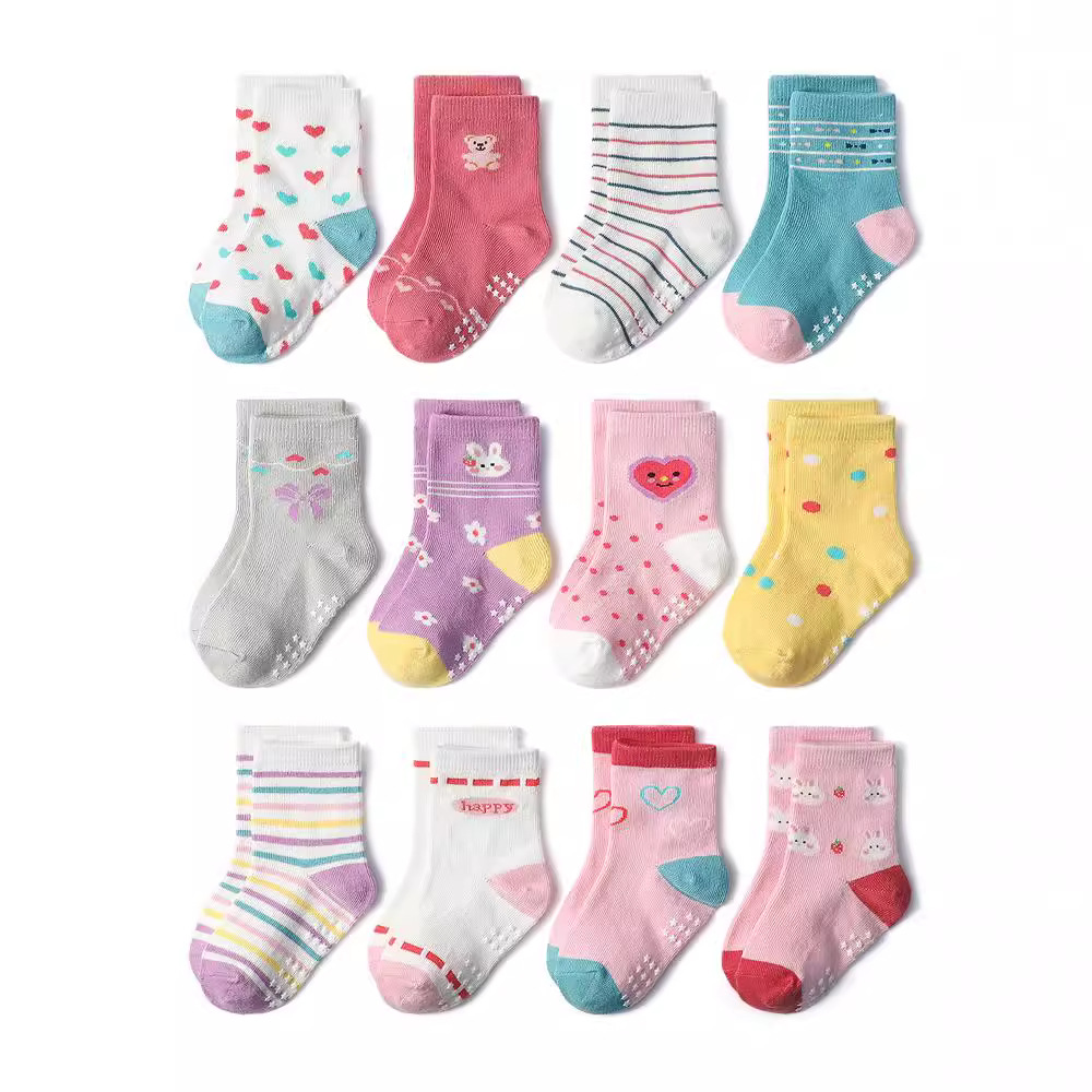 1/3/6/9/12 Pairs Kids Socks Se - đánh giá và giá Trampoline Park Sock