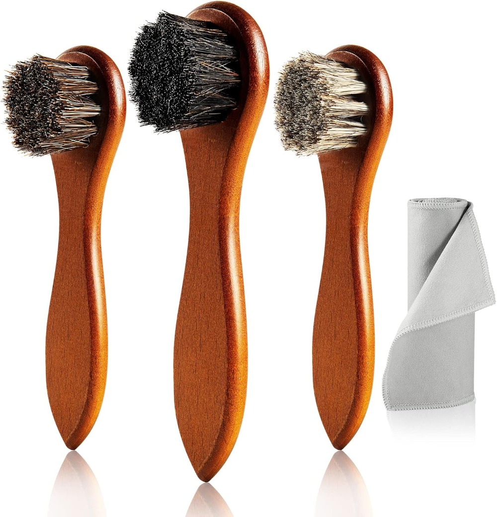 4-Piece Horse Hair Shoe Brush  - đánh giá và giá Brushing Boot Horse