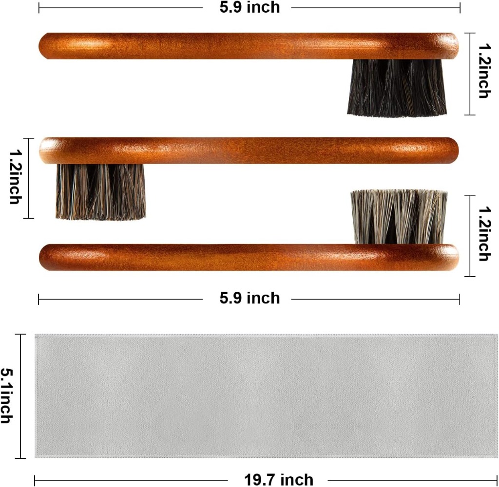4-Piece Horse Hair Shoe Brush  - đánh giá và giá Brushing Boot Horse