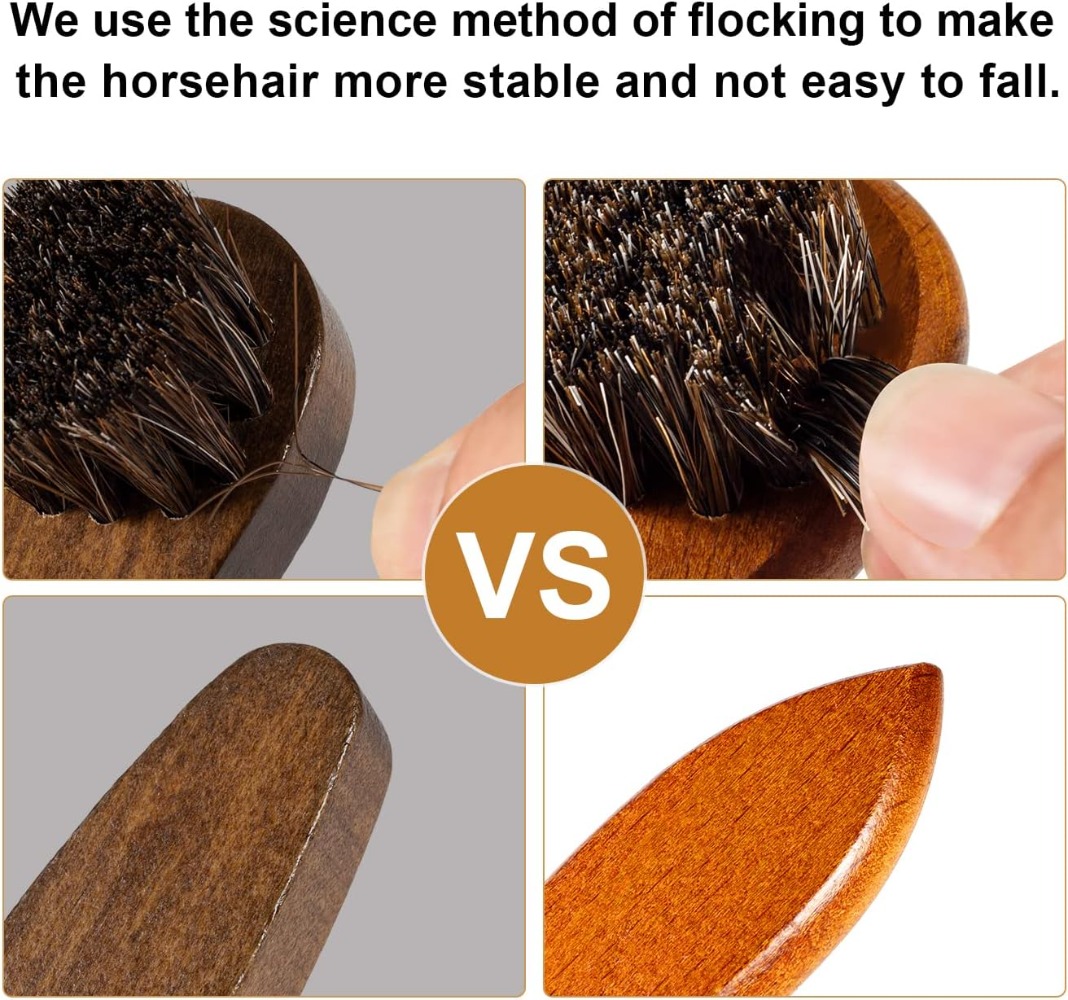 4-Piece Horse Hair Shoe Brush  - đánh giá và giá Brushing Boot Horse