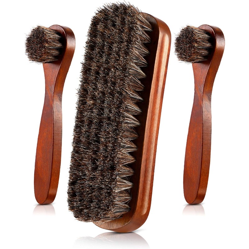 3Pieces Horsehair Shoes Polish - đánh giá và giá Brushing Boot Horse