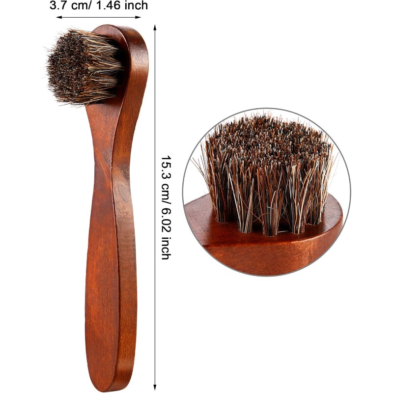 3Pieces Horsehair Shoes Polish - đánh giá và giá Brushing Boot Horse