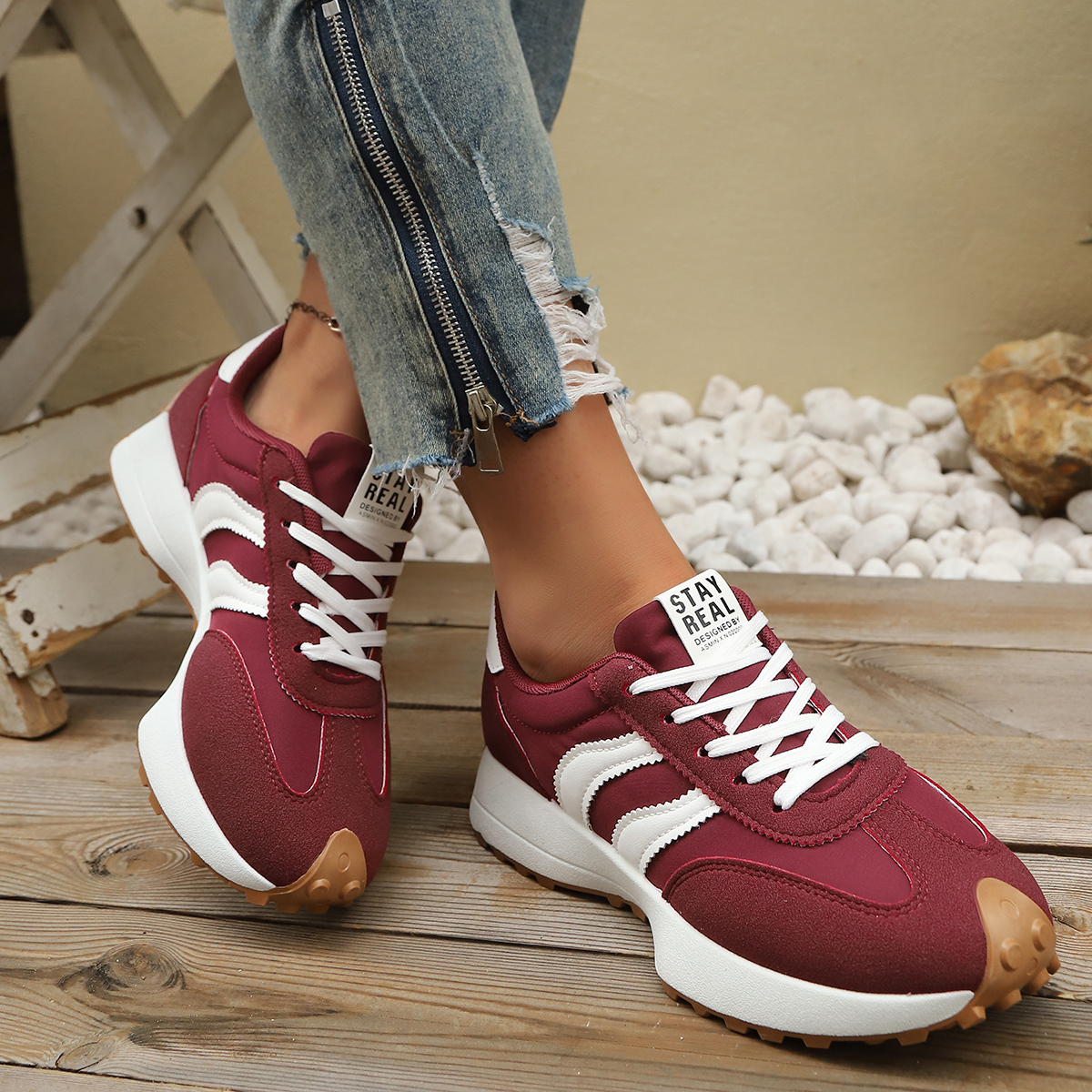 Women Sneakers Spring New Casu - đánh giá và giá Outdoor Sport With Sticks