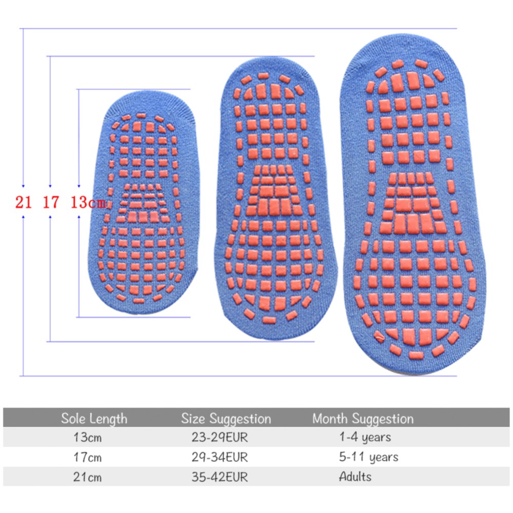 Kids Adults Anti-Slip Socks Pa - đánh giá và giá Trampoline Park Sock