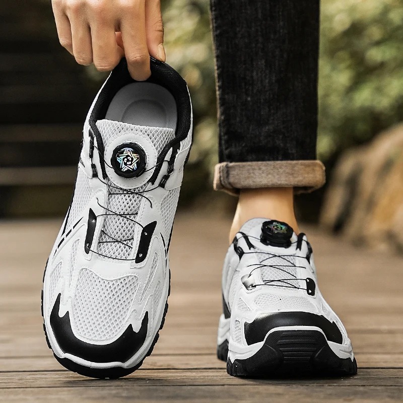 Mesh Hiking Shoes Women Sneake - đánh giá và giá Outdoor Sport With Sticks