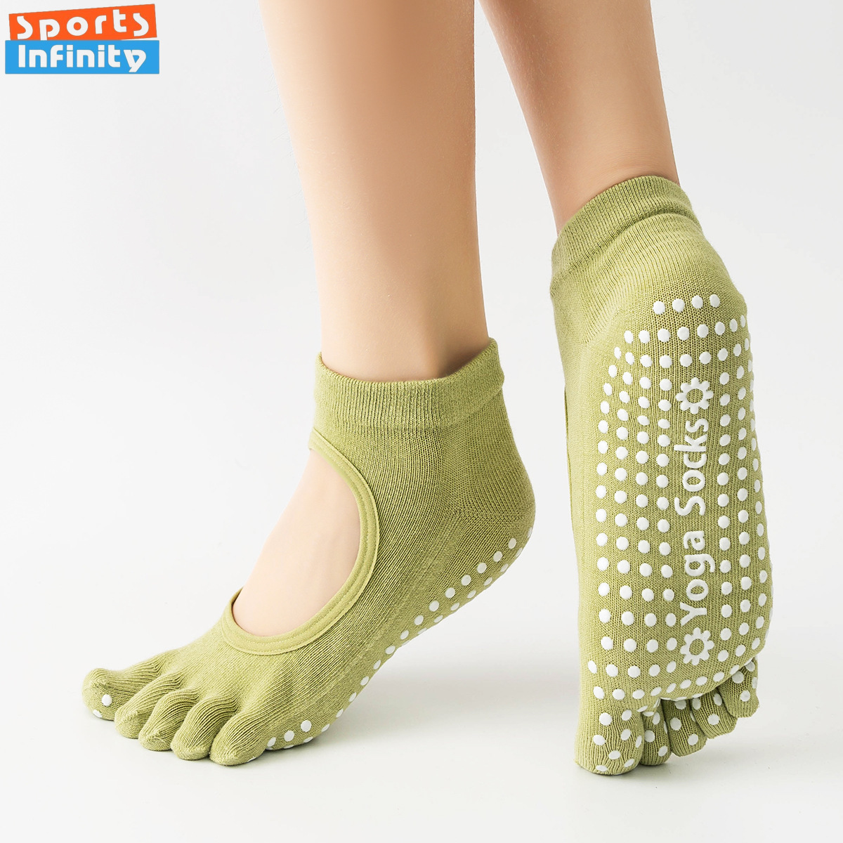 Lady Five Finger Backless Yoga - đánh giá và giá Trampoline Park Sock