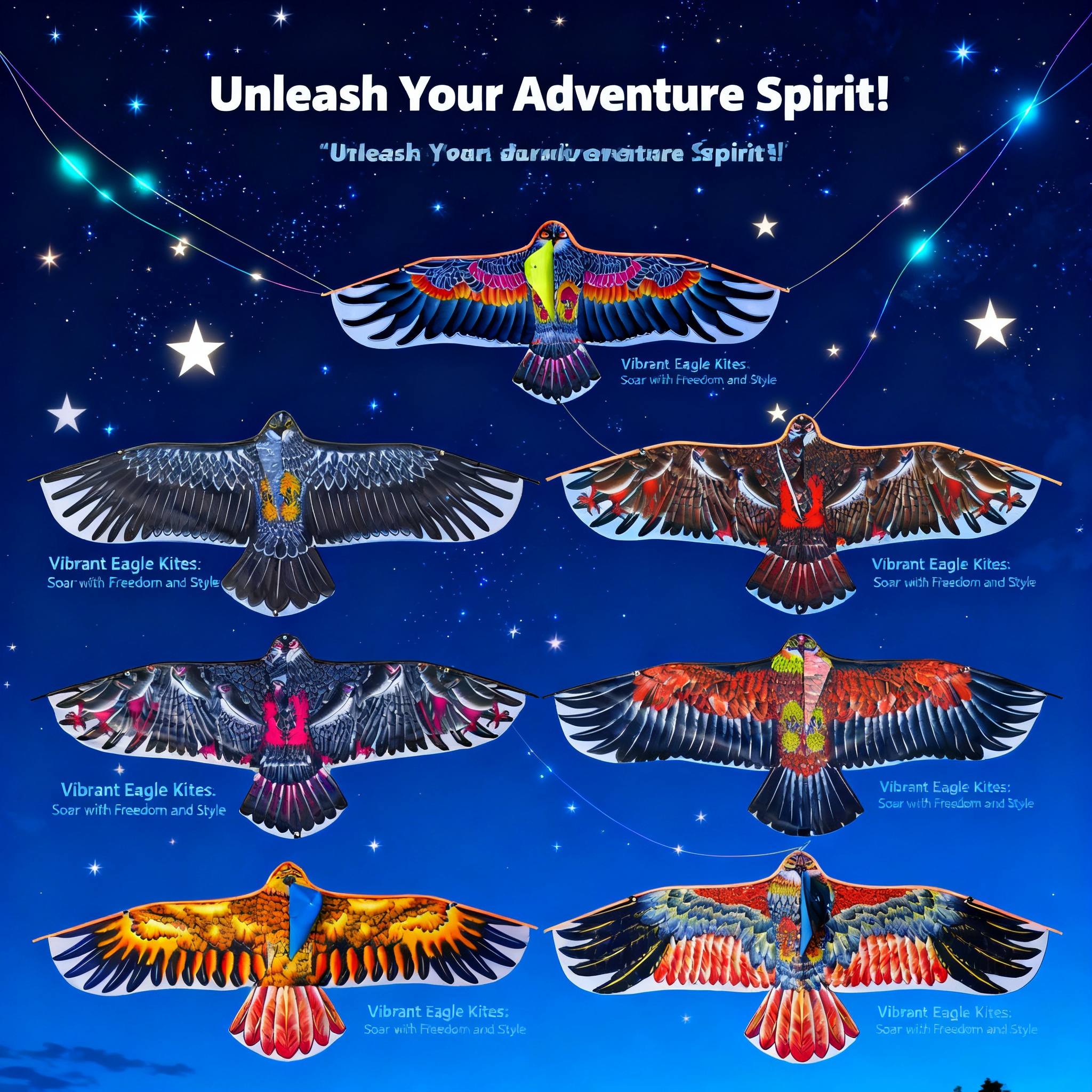 1.1m Eagle Kite With 30m Kite  - đánh giá và giá Outdoor Sport Games