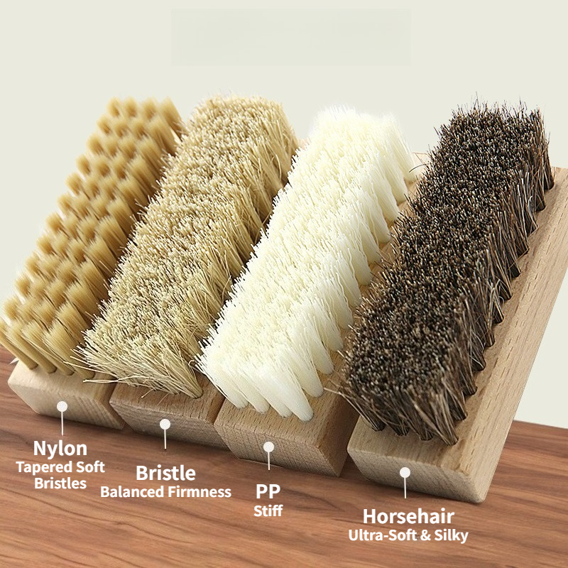 1/4 PCS Shoe Brush Set – Nylon - đánh giá và giá Brushing Boot Horse