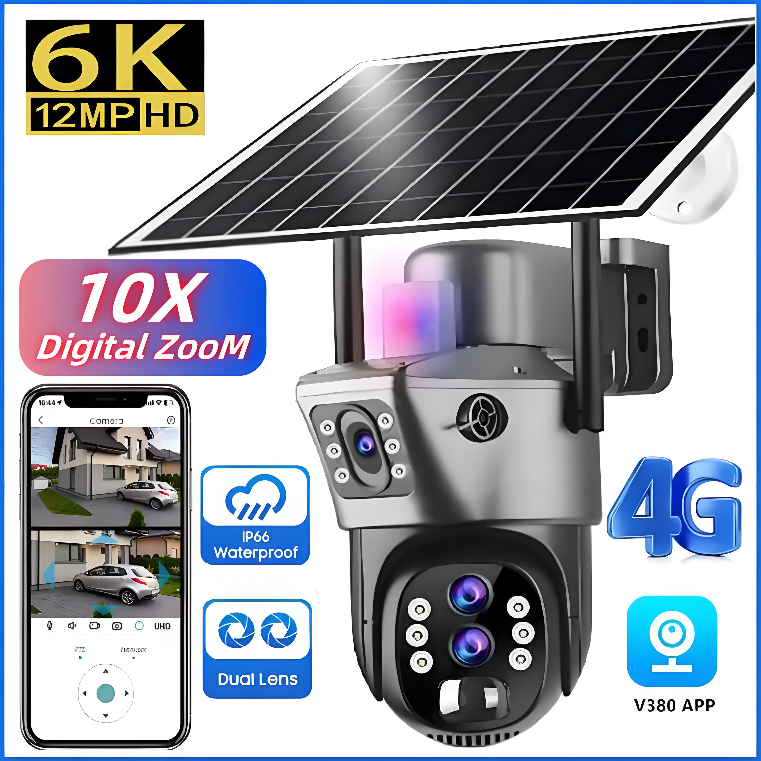 10x Zoom 4G SIM Solar Camera O - đánh giá và giá Outdoor Sport Camera
