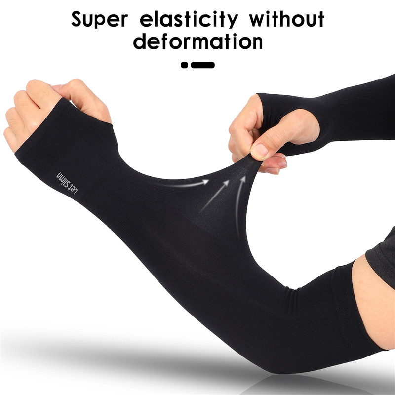 1 Pair Cycling Arm Sleeves Sun - đánh giá và giá Outdoor Sport Games