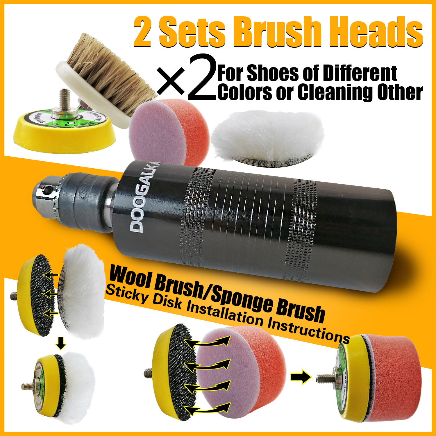 Shoe Brushes Professional Adju - đánh giá và giá Brushing Boot Horse